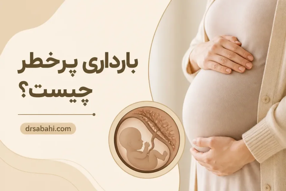 نمای توضیحی درباره مشکلات مربوط به جفت و روند بارداری